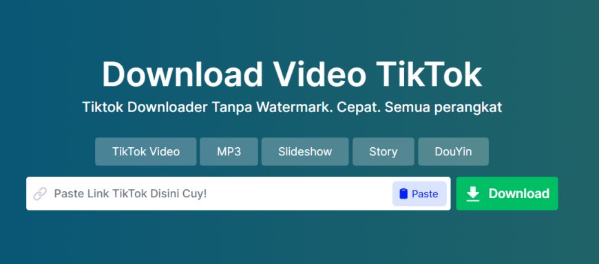 Cara Download Video TikTok Tanpa Watermark